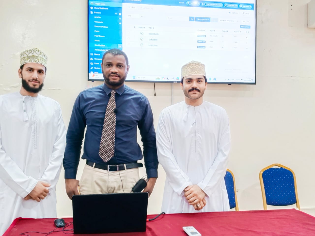 Dr. AK SHEHU and Some joomla Website design participants